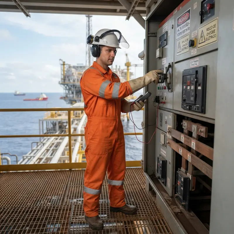 Segurança e Saúde em Plataformas de Petróleo — Alta Tensão